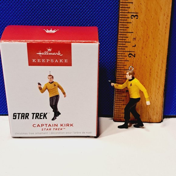 STAR TREK 2023 Miniature-CAPTAIN KIRK,THE U.S.S ENTERPRISE-Hallmark Ornament - Picture 7 of 7